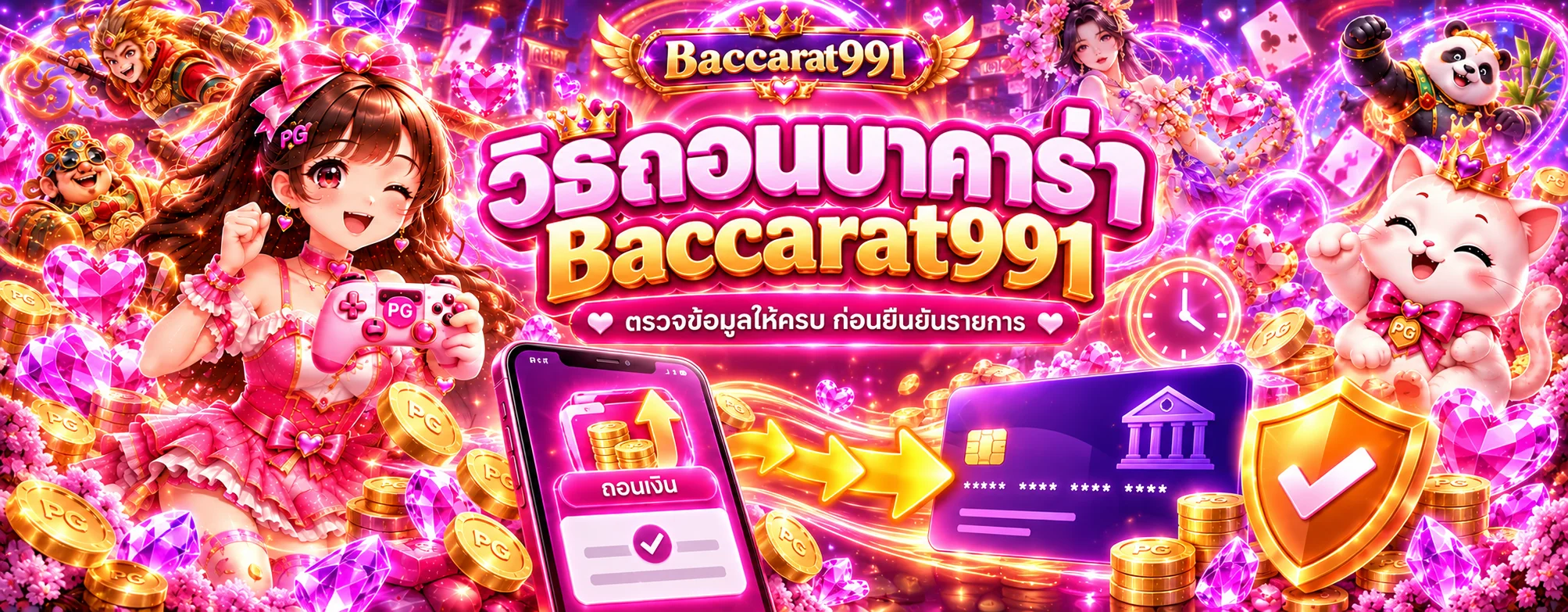 วิธีถอนบาคาร่า Baccarat991 แก้รายการค้างอย่างเป็นขั้นตอน